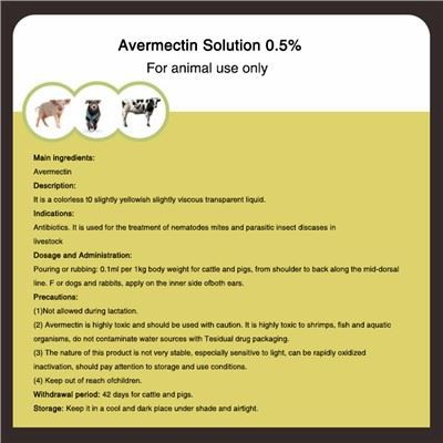 Avermektin Pour-on Solution 0.5 posto